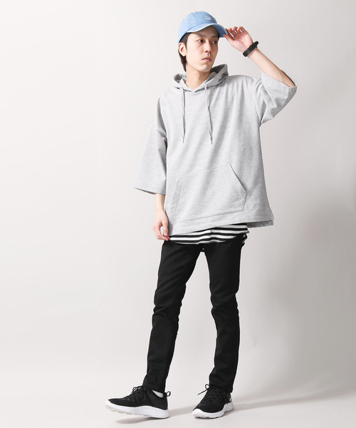 WEGO（ウィゴー）の「WEGO/吸水速乾ワッフルロングタンクトップ（タンクトップ・メンズ・ホワイト/ブラック/杢グレー/ホワイト系その他5・SMALL/MEDIUM/LARGE）」の22枚目の写真