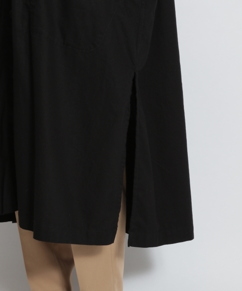 niko and...（ニコアンド）の「[DAILY SERIES]綿ツイル前開きワークワンピコート（ワンピース・レディース・ブラック/ベージュ/オレンジ/グリーン・MEDIUM/LARGE）」の16枚目の写真