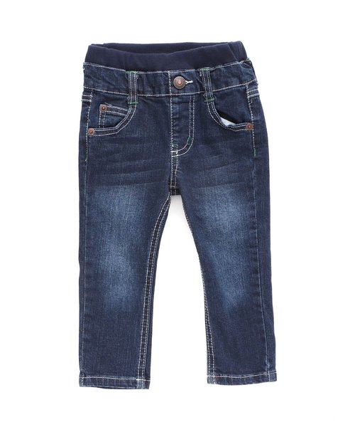 BREEZE（ブリーズ）の「リブ付スキニーデニムパンツ 10分丈（デニムパンツ・キッズ・ブルー/ネイビー・130/140/120/80/100/110/90）」の2枚目の写真