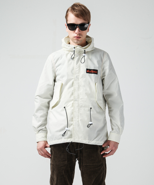 WILD THINGS（ワイルドシングス）の「MODS SHIRT JACKET（モッズコート・メンズ・ホワイト・LARGE/SMALL/MEDIUM）」の3枚目の写真