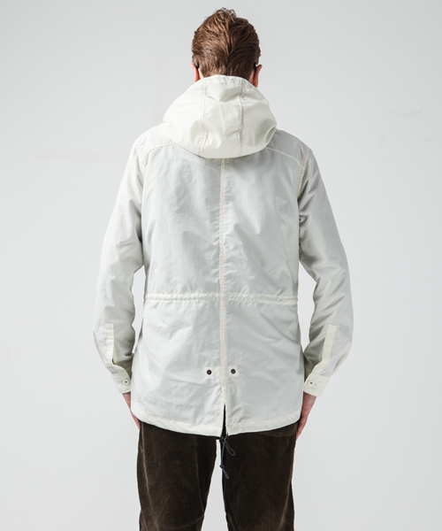 WILD THINGS（ワイルドシングス）の「MODS SHIRT JACKET（モッズコート・メンズ・ホワイト・LARGE/SMALL/MEDIUM）」の5枚目の写真