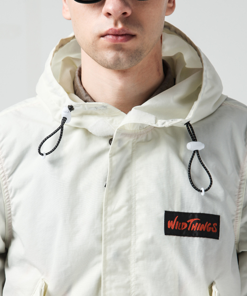 WILD THINGS（ワイルドシングス）の「MODS SHIRT JACKET（モッズコート・メンズ・ホワイト・LARGE/SMALL/MEDIUM）」の6枚目の写真