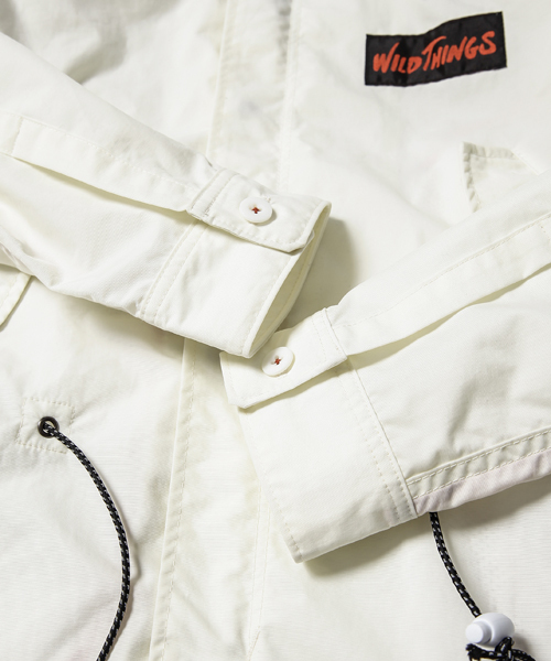 WILD THINGS（ワイルドシングス）の「MODS SHIRT JACKET（モッズコート・メンズ・ホワイト・LARGE/SMALL/MEDIUM）」の11枚目の写真