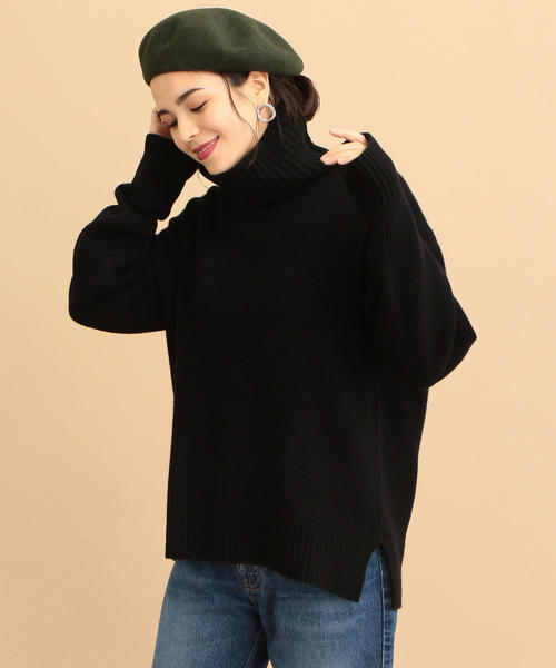 BEAUTY&YOUTH UNITED ARROWS（ビューティーアンドユースユナイテッドアローズ）の「BY∴ ウールカシミヤ ルーズタートルネックニット（ニット/セーター・レディース・パープル/ブラック/オフホワイト/ナチュラル/その他1・FREE）」の17枚目の写真