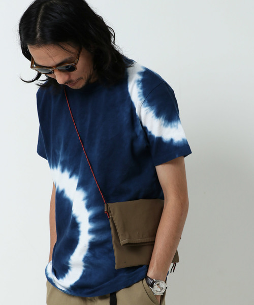 GYPSY&SONS（ジプシーアンドサンズ）の「TYE DYE T【CIRCLE】半袖タイダイTシャツ（Tシャツ/カットソー・メンズ・レッド/ゴールド/ブルー・SMALL/MEDIUM/LARGE）」の2枚目の写真