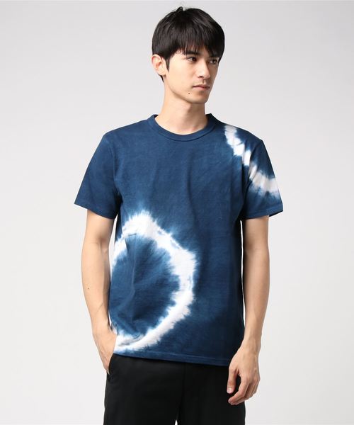 GYPSY&SONS（ジプシーアンドサンズ）の「TYE DYE T【CIRCLE】半袖タイダイTシャツ（Tシャツ/カットソー・メンズ・レッド/ゴールド/ブルー・SMALL/MEDIUM/LARGE）」の8枚目の写真