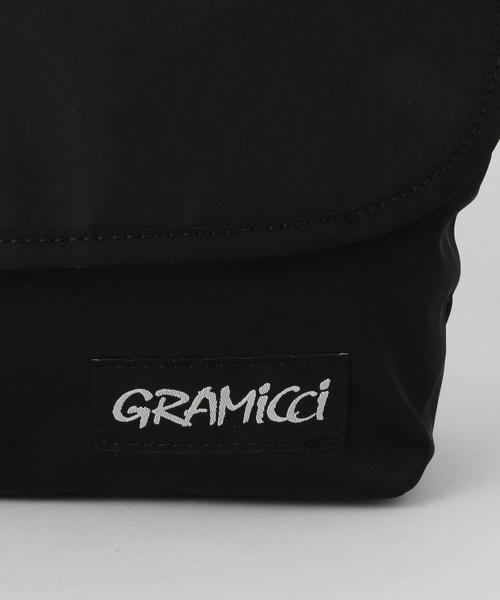 Gramicci(グラミチ)の「Gramicci(グラミチ)別注ナイロンショルダーバッグ(ショルダーバッグ・メンズ・ブラック/ターコイズブルー・FREE)」の7枚目の写真