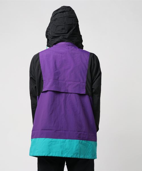 WESTSEA（ウエストシー）の「切替 ロング丈ナイロントラックジャケット（ナイロンジャケット・メンズ・ブラック/パープル/ネイビー・M/L）」の4枚目の写真