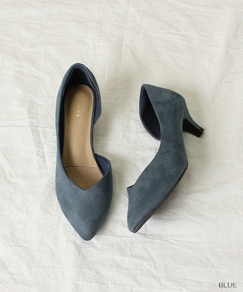 RANDA（ランダ）の「ストレスフリー/サイドオープンパンプス（パンプス・レディース・ブラック系その他/ブラック系その他2/ベージュ/パープル/シルバー/ブルー/グレー/グリーン・21.5/22/22.5/23/23.5/24/24.5/25/25.5/21）」の7枚目の写真