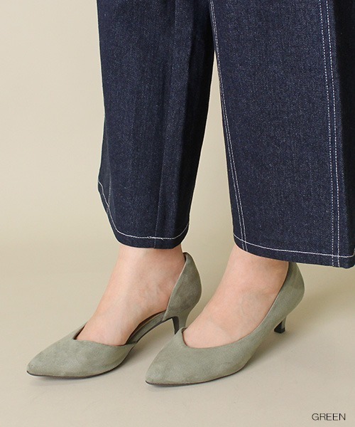 RANDA（ランダ）の「ストレスフリー/サイドオープンパンプス（パンプス・レディース・ブラック系その他/ブラック系その他2/ベージュ/パープル/シルバー/ブルー/グレー/グリーン・21.5/22/22.5/23/23.5/24/24.5/25/25.5/21）」の6枚目の写真