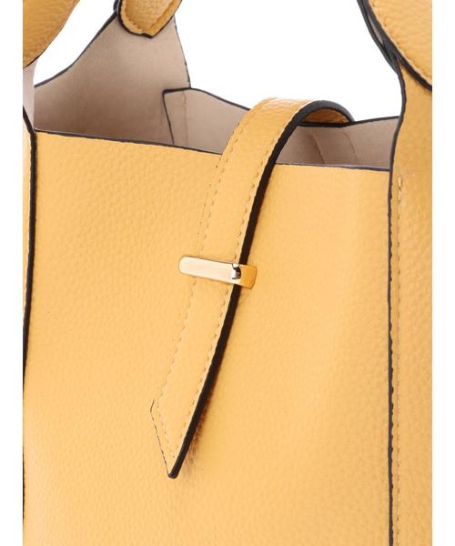 YECCA VECCA（イェッカヴェッカ）の「3wayミニバッグ（ショルダーバッグ・レディース・シルバー/イエロー/アイボリー/ラベンダー/パイソン・FREE）」の14枚目の写真