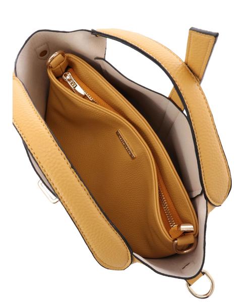 YECCA VECCA（イェッカヴェッカ）の「3wayミニバッグ（ショルダーバッグ・レディース・シルバー/イエロー/アイボリー/ラベンダー/パイソン・FREE）」の9枚目の写真