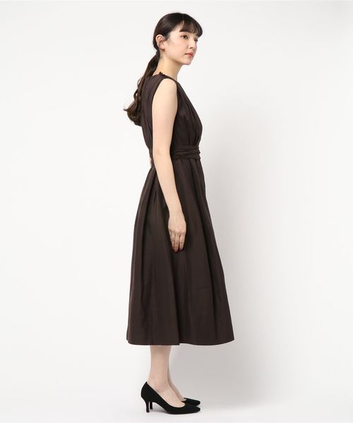 En En Lanvin セール ストレッチギャザーワンピース ワンピース Lanvin Bleu ランバンオンブルー のワンピース ストレッチギャザーワンピース をセール価格で購入できます Lanvin Bleu ランバンオンブルー のファッション 21高い素材