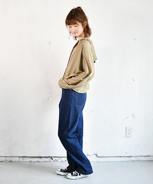 PairPair（ペアペア）の「袖ボリュームフーディブラウス（シャツ/ブラウス・レディース・カーキ/アイボリー/オレンジ系その他・FREE）」の21枚目の写真