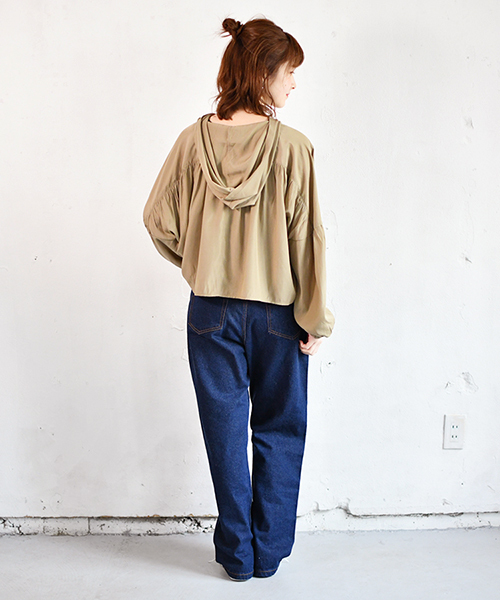 PairPair（ペアペア）の「袖ボリュームフーディブラウス（シャツ/ブラウス・レディース・カーキ/アイボリー/オレンジ系その他・FREE）」の10枚目の写真