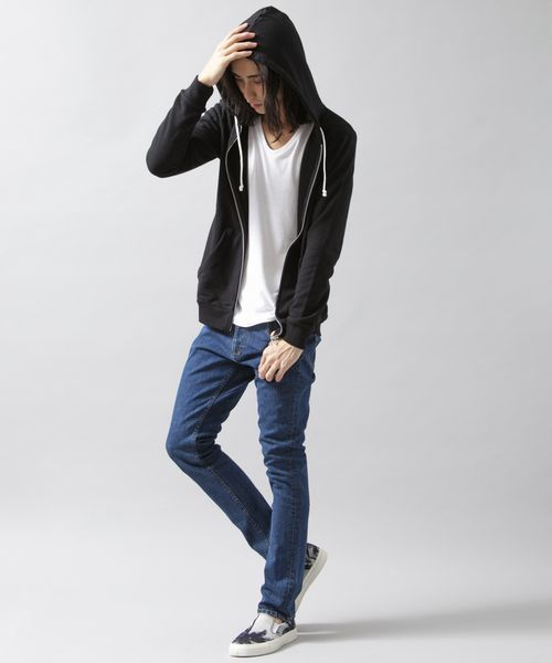 BEAUTY&YOUTH UNITED ARROWS（ビューティーアンドユースユナイテッドアローズ）の「BY ∴ シェービング ストレッチ/デニム スキニー 5P パンツ◆（デニムパンツ・メンズ・グレー/ネイビー/ライトブルー・X-LARGE/LARGE/SMALL/MEDIUM）」の12枚目の写真