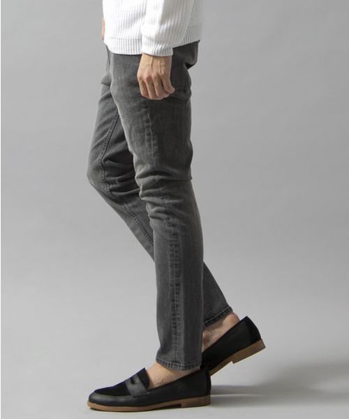 BEAUTY&YOUTH UNITED ARROWS（ビューティーアンドユースユナイテッドアローズ）の「BY ∴ シェービング ストレッチ/デニム スキニー 5P パンツ◆（デニムパンツ・メンズ・グレー/ネイビー/ライトブルー・X-LARGE/LARGE/SMALL/MEDIUM）」の13枚目の写真