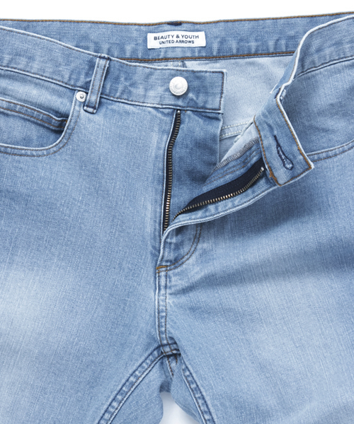 BEAUTY&YOUTH UNITED ARROWS（ビューティーアンドユースユナイテッドアローズ）の「BY ∴ シェービング ストレッチ/デニム スキニー 5P パンツ◆（デニムパンツ・メンズ・グレー/ネイビー/ライトブルー・X-LARGE/LARGE/SMALL/MEDIUM）」の15枚目の写真