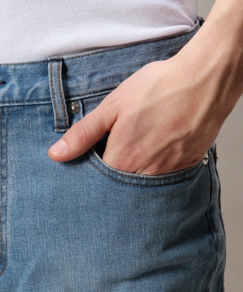 BEAUTY&YOUTH UNITED ARROWS（ビューティーアンドユースユナイテッドアローズ）の「BY ∴ シェービング ストレッチ/デニム スキニー 5P パンツ◆（デニムパンツ・メンズ・グレー/ネイビー/ライトブルー・X-LARGE/LARGE/SMALL/MEDIUM）」の18枚目の写真