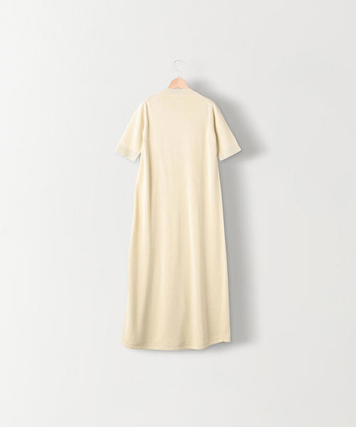 Steven Alan（スティーブンアラン）の「＜Steven Alan＞COTTON CREW NECK LONG DRESS/ワンピース（ワンピース・レディース・ネイビー/オフホワイト・FREE）」の3枚目の写真