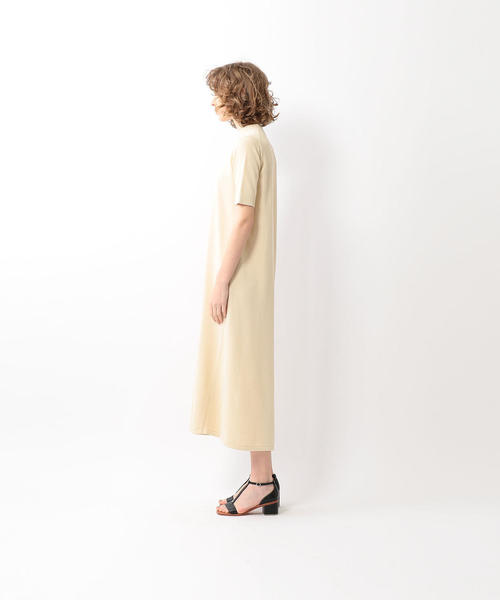 Steven Alan（スティーブンアラン）の「＜Steven Alan＞COTTON CREW NECK LONG DRESS/ワンピース（ワンピース・レディース・ネイビー/オフホワイト・FREE）」の10枚目の写真