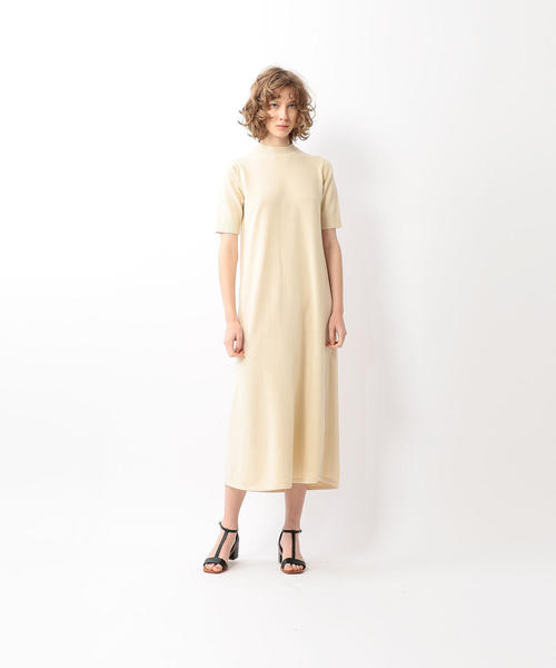 Steven Alan（スティーブンアラン）の「＜Steven Alan＞COTTON CREW NECK LONG DRESS/ワンピース（ワンピース・レディース・ネイビー/オフホワイト・FREE）」の9枚目の写真