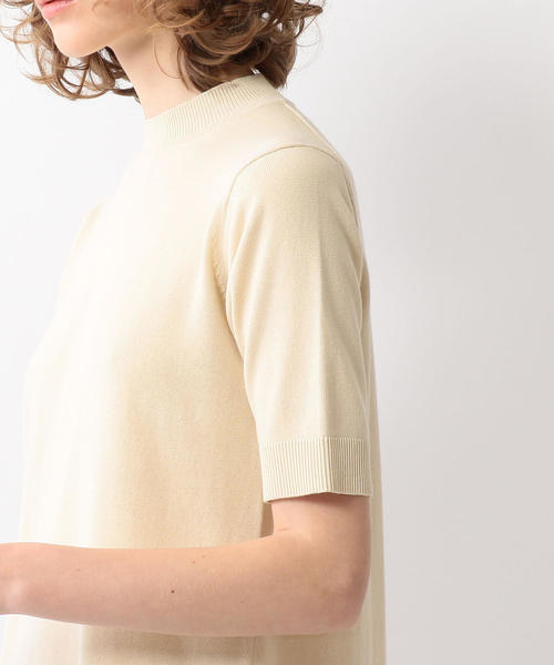 Steven Alan（スティーブンアラン）の「＜Steven Alan＞COTTON CREW NECK LONG DRESS/ワンピース（ワンピース・レディース・ネイビー/オフホワイト・FREE）」の6枚目の写真