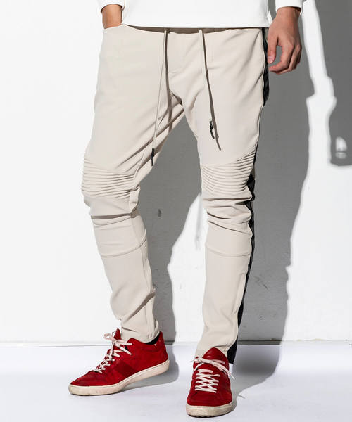 hummel（ヒュンメル）の「hummel(ヒュンメル)カルゼパンツ（スウェットパンツ・メンズ・ホワイト/ブラック/ベージュ・SMALL/MEDIUM/LARGE）」の8枚目の写真