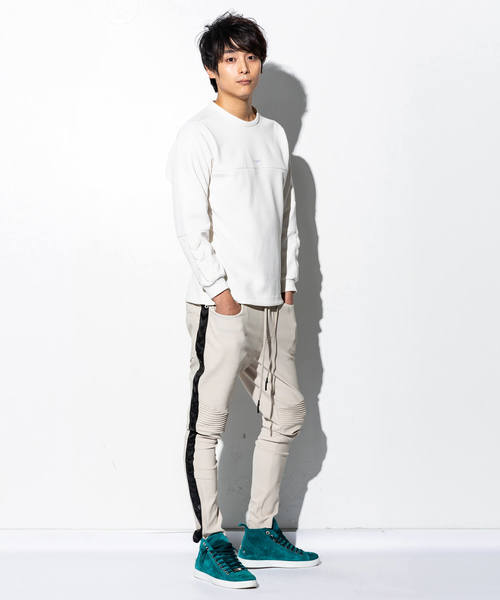 hummel（ヒュンメル）の「hummel(ヒュンメル)カルゼパンツ（スウェットパンツ・メンズ・ホワイト/ブラック/ベージュ・SMALL/MEDIUM/LARGE）」の13枚目の写真