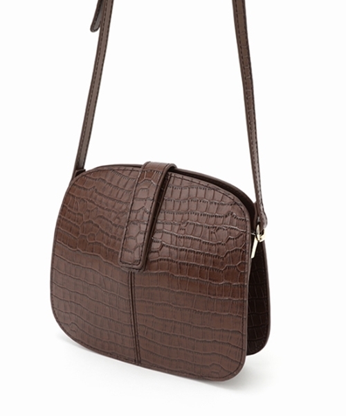 LE VERNIS（ル・ベルニ）の「エンボスシェルバッグ（ショルダーバッグ・レディース・ブラック/ブラウン・FREE）」の18枚目の写真