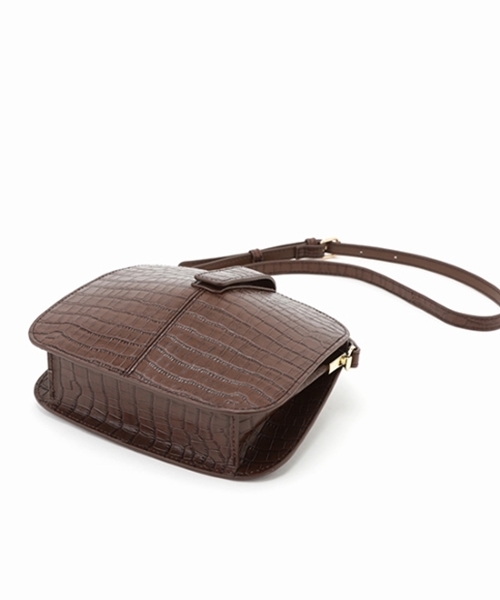 LE VERNIS（ル・ベルニ）の「エンボスシェルバッグ（ショルダーバッグ・レディース・ブラック/ブラウン・FREE）」の19枚目の写真