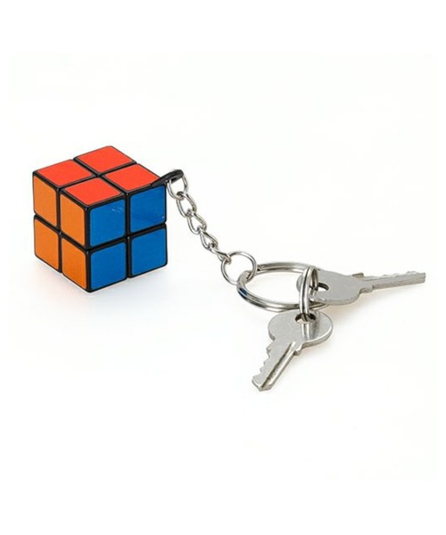 マジックキューブキーホルダー キーリング チャーム リフレクター 反射