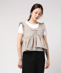 flower | チャーミングチェックビスチェ(その他トップス)