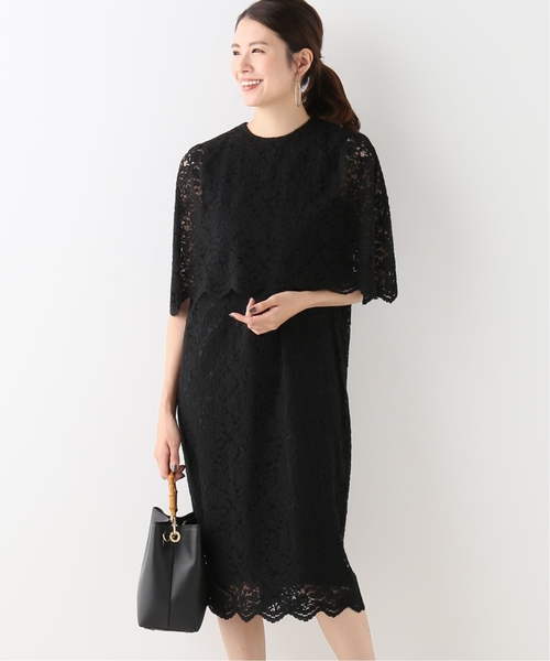 セール Room No 8 Black レースケープドレス ワンピース Noble ノーブル のファッション通販 Zozotown