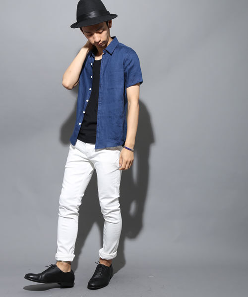 AKM Contemporary（エイケイエムコンテンポラリー）の「【AKM Contemporary】クルーネックスラブポケTEE（Tシャツ/カットソー・メンズ・ネイビー/ブラック/グレー/ホワイト・SMALL/MEDIUM/LARGE）」の11枚目の写真