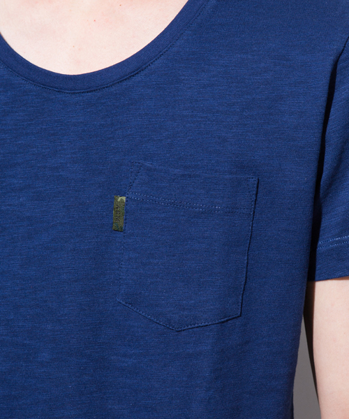 AKM Contemporary（エイケイエムコンテンポラリー）の「【AKM Contemporary】クルーネックスラブポケTEE（Tシャツ/カットソー・メンズ・ネイビー/ブラック/グレー/ホワイト・SMALL/MEDIUM/LARGE）」の17枚目の写真