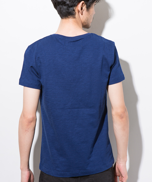 AKM Contemporary（エイケイエムコンテンポラリー）の「【AKM Contemporary】クルーネックスラブポケTEE（Tシャツ/カットソー・メンズ・ネイビー/ブラック/グレー/ホワイト・SMALL/MEDIUM/LARGE）」の18枚目の写真