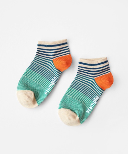 stample(スタンプル)の「サンセットボーダーアンクルソックス3P(ソックス/靴下・キッズ・A/B・S/M/L/LL)」の8枚目の写真