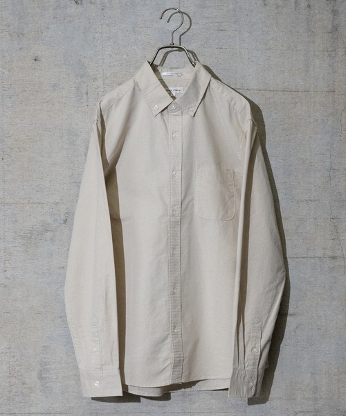 Candy Fantasy（キャンディーファンタジー）の「【a】ライトカラーオックスボタンダウン長袖シャツ（シャツ/ブラウス・メンズ・ホワイト/ネイビー/グレー/サックスブルー/ピンク/ブラック系その他/ブルー系その他/ワイン/ブラック系その他2/ブルー系その他2/ホワイト系その他/ブラック/ベージュ/ミント/ピンク系その他/ブラウン/カーキ・MEDIUM/LARGE/X-LARGE）」の9枚目の写真