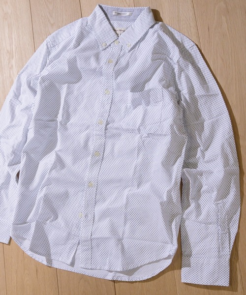 Candy Fantasy（キャンディーファンタジー）の「【a】ライトカラーオックスボタンダウン長袖シャツ（シャツ/ブラウス・メンズ・ホワイト/ネイビー/グレー/サックスブルー/ピンク/ブラック系その他/ブルー系その他/ワイン/ブラック系その他2/ブルー系その他2/ホワイト系その他/ブラック/ベージュ/ミント/ピンク系その他/ブラウン/カーキ・MEDIUM/LARGE/X-LARGE）」の3枚目の写真
