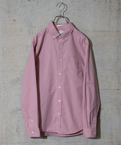 Candy Fantasy（キャンディーファンタジー）の「【a】ライトカラーオックスボタンダウン長袖シャツ（シャツ/ブラウス・メンズ・ホワイト/ネイビー/グレー/サックスブルー/ピンク/ブラック系その他/ブルー系その他/ワイン/ブラック系その他2/ブルー系その他2/ホワイト系その他/ブラック/ベージュ/ミント/ピンク系その他/ブラウン/カーキ・MEDIUM/LARGE/X-LARGE）」の16枚目の写真