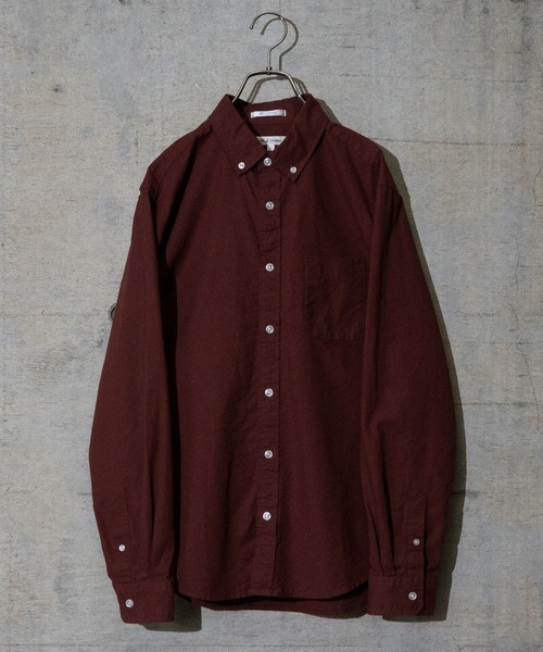 Candy Fantasy（キャンディーファンタジー）の「【a】ライトカラーオックスボタンダウン長袖シャツ（シャツ/ブラウス・メンズ・ホワイト/ネイビー/グレー/サックスブルー/ピンク/ブラック系その他/ブルー系その他/ワイン/ブラック系その他2/ブルー系その他2/ホワイト系その他/ブラック/ベージュ/ミント/ピンク系その他/ブラウン/カーキ・MEDIUM/LARGE/X-LARGE）」の8枚目の写真