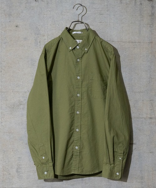 Candy Fantasy（キャンディーファンタジー）の「【a】ライトカラーオックスボタンダウン長袖シャツ（シャツ/ブラウス・メンズ・ホワイト/ネイビー/グレー/サックスブルー/ピンク/ブラック系その他/ブルー系その他/ワイン/ブラック系その他2/ブルー系その他2/ホワイト系その他/ブラック/ベージュ/ミント/ピンク系その他/ブラウン/カーキ・MEDIUM/LARGE/X-LARGE）」の10枚目の写真