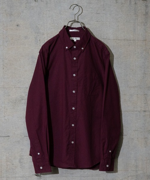 Candy Fantasy（キャンディーファンタジー）の「【a】ライトカラーオックスボタンダウン長袖シャツ（シャツ/ブラウス・メンズ・ホワイト/ネイビー/グレー/サックスブルー/ピンク/ブラック系その他/ブルー系その他/ワイン/ブラック系その他2/ブルー系その他2/ホワイト系その他/ブラック/ベージュ/ミント/ピンク系その他/ブラウン/カーキ・MEDIUM/LARGE/X-LARGE）」の17枚目の写真