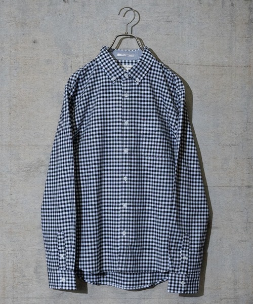 Candy Fantasy（キャンディーファンタジー）の「【a】ライトカラーオックスボタンダウン長袖シャツ（シャツ/ブラウス・メンズ・ホワイト/ネイビー/グレー/サックスブルー/ピンク/ブラック系その他/ブルー系その他/ワイン/ブラック系その他2/ブルー系その他2/ホワイト系その他/ブラック/ベージュ/ミント/ピンク系その他/ブラウン/カーキ・MEDIUM/LARGE/X-LARGE）」の6枚目の写真