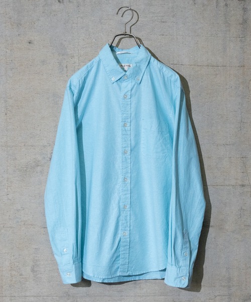 Candy Fantasy（キャンディーファンタジー）の「【a】ライトカラーオックスボタンダウン長袖シャツ（シャツ/ブラウス・メンズ・ホワイト/ネイビー/グレー/サックスブルー/ピンク/ブラック系その他/ブルー系その他/ワイン/ブラック系その他2/ブルー系その他2/ホワイト系その他/ブラック/ベージュ/ミント/ピンク系その他/ブラウン/カーキ・MEDIUM/LARGE/X-LARGE）」の11枚目の写真