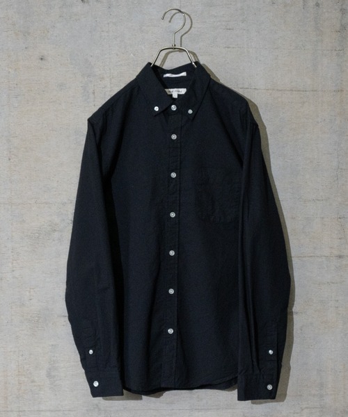 Candy Fantasy（キャンディーファンタジー）の「【a】ライトカラーオックスボタンダウン長袖シャツ（シャツ/ブラウス・メンズ・ホワイト/ネイビー/グレー/サックスブルー/ピンク/ブラック系その他/ブルー系その他/ワイン/ブラック系その他2/ブルー系その他2/ホワイト系その他/ブラック/ベージュ/ミント/ピンク系その他/ブラウン/カーキ・MEDIUM/LARGE/X-LARGE）」の4枚目の写真