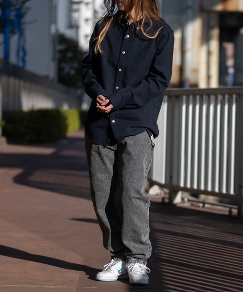 Candy Fantasy（キャンディーファンタジー）の「【a】ライトカラーオックスボタンダウン長袖シャツ（シャツ/ブラウス・メンズ・ホワイト/ネイビー/グレー/サックスブルー/ピンク/ブラック系その他/ブルー系その他/ワイン/ブラック系その他2/ブルー系その他2/ホワイト系その他/ブラック/ベージュ/ミント/ピンク系その他/ブラウン/カーキ・MEDIUM/LARGE/X-LARGE）」の18枚目の写真