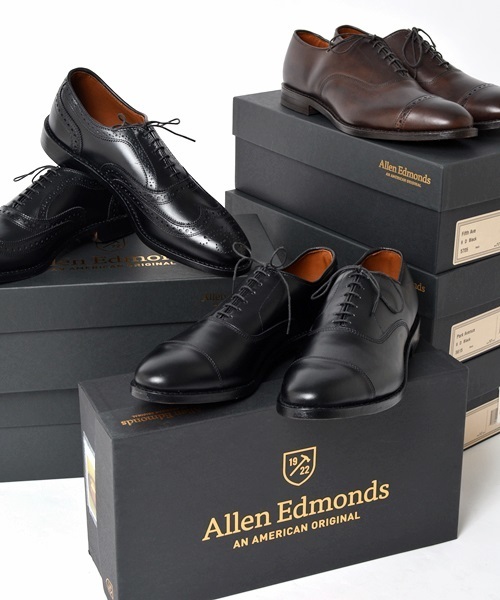 Allen Edmonds（アレンエドモンズ）の「Allen Edmonds: 【Park Ave】 ストレートチップ■（ドレスシューズ・メンズ・ブラック/ブラウン・80/70/75/65/90/85）」の5枚目の写真