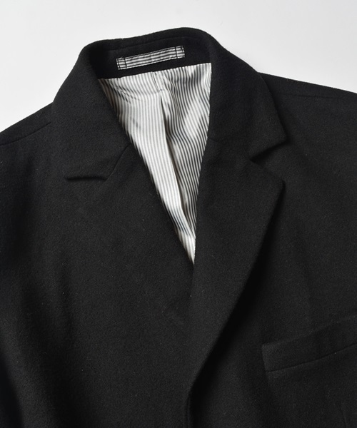 SHIPS JET BLUE（シップスジェットブルー）の「JB: チェスターコート■●（チェスターコート・メンズ・ブラック/ネイビー/チャコールグレー・MEDIUM/SMALL/LARGE）」の8枚目の写真